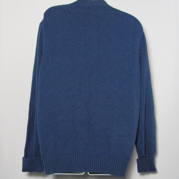 Ralph Lauren Blue Quarter Zip Sweater POLO Player - Picture 3 of 5